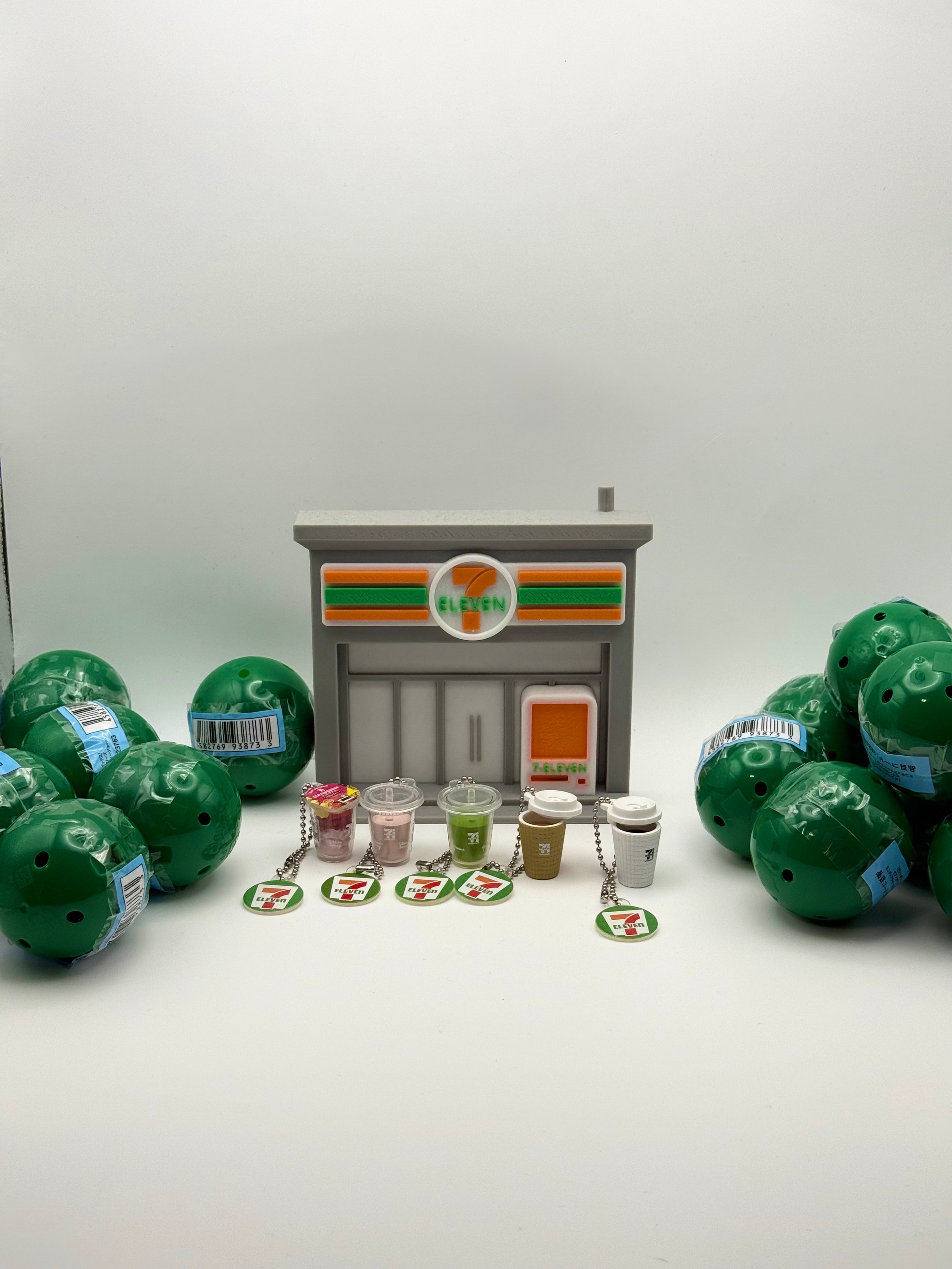 7-11 Gatchapon Mystery Keychains