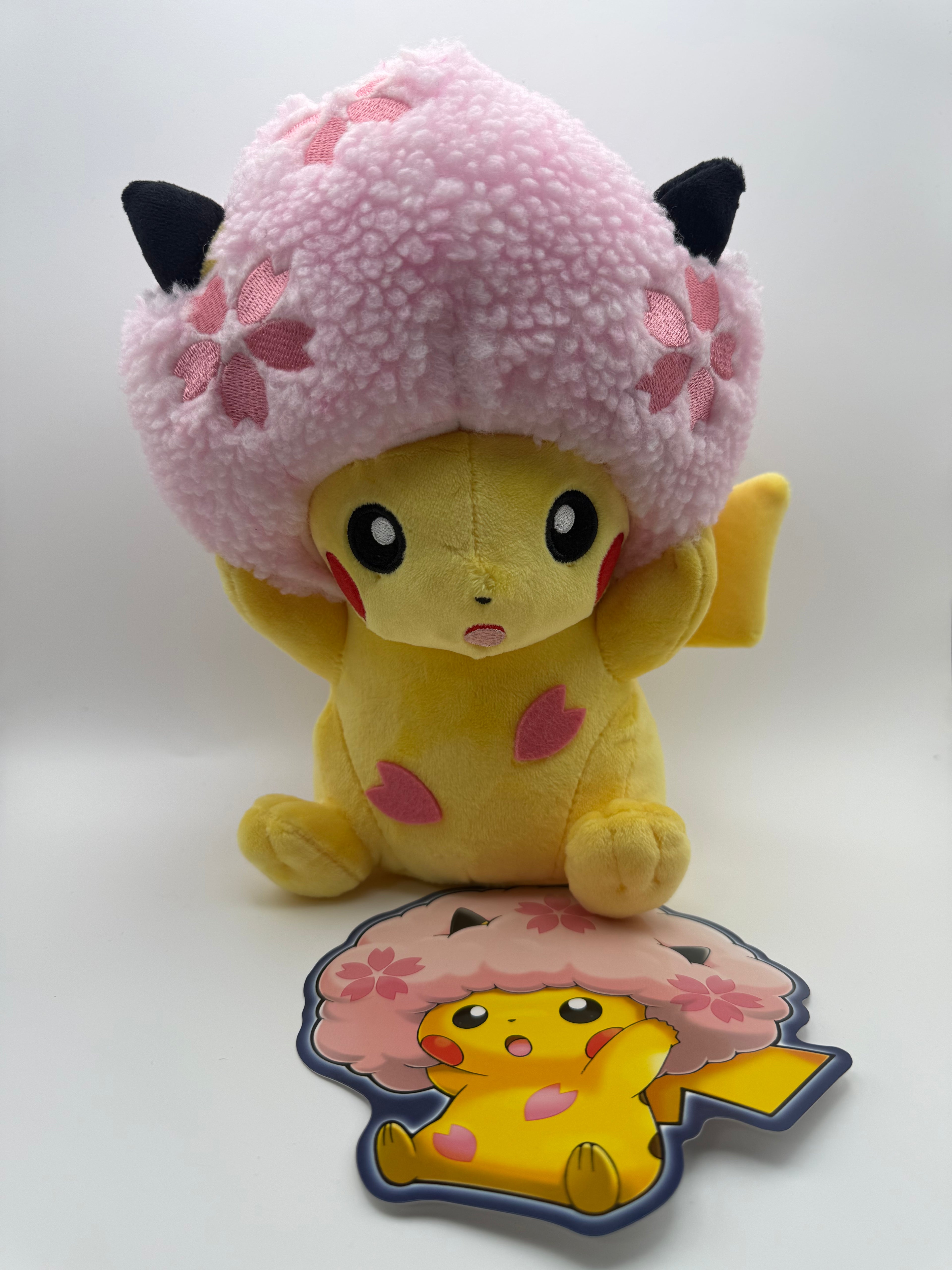 Cherry Blossom Season Pikachu Plush
