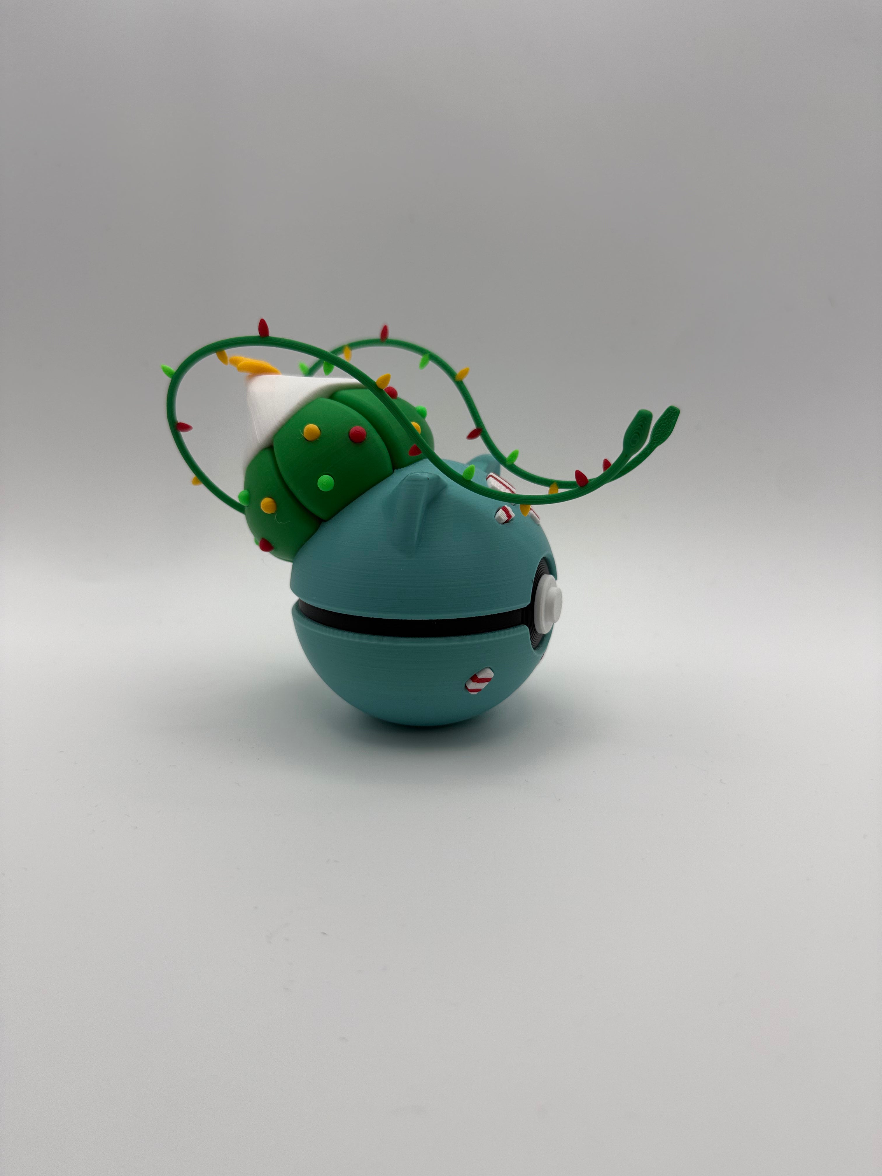 Christmas Bulbasaur Pokeball