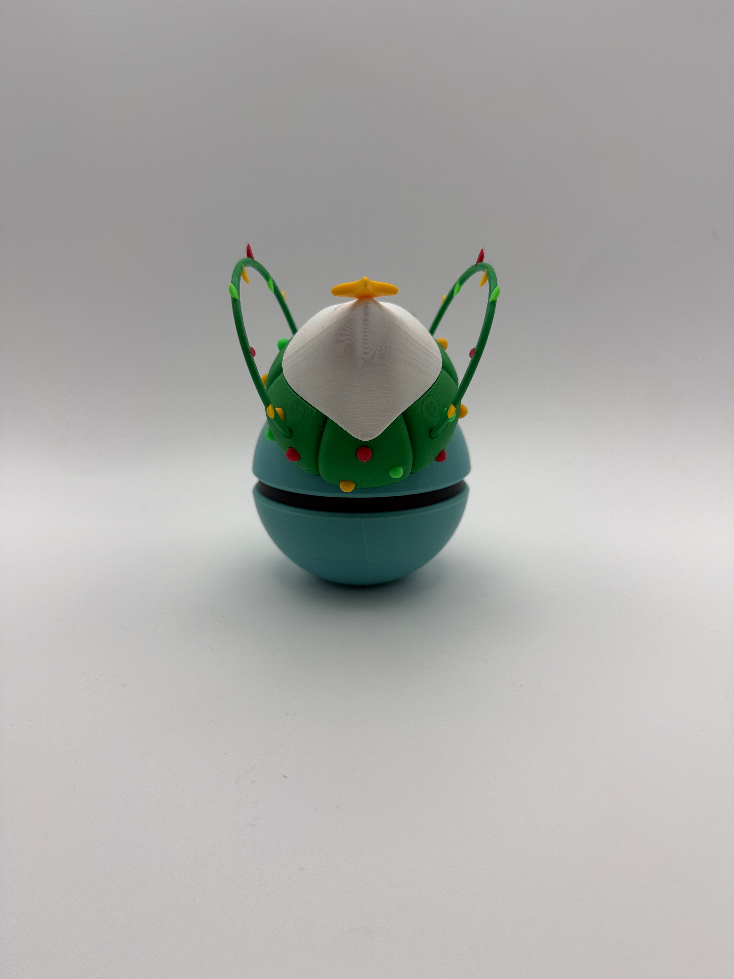 Christmas Bulbasaur Pokeball